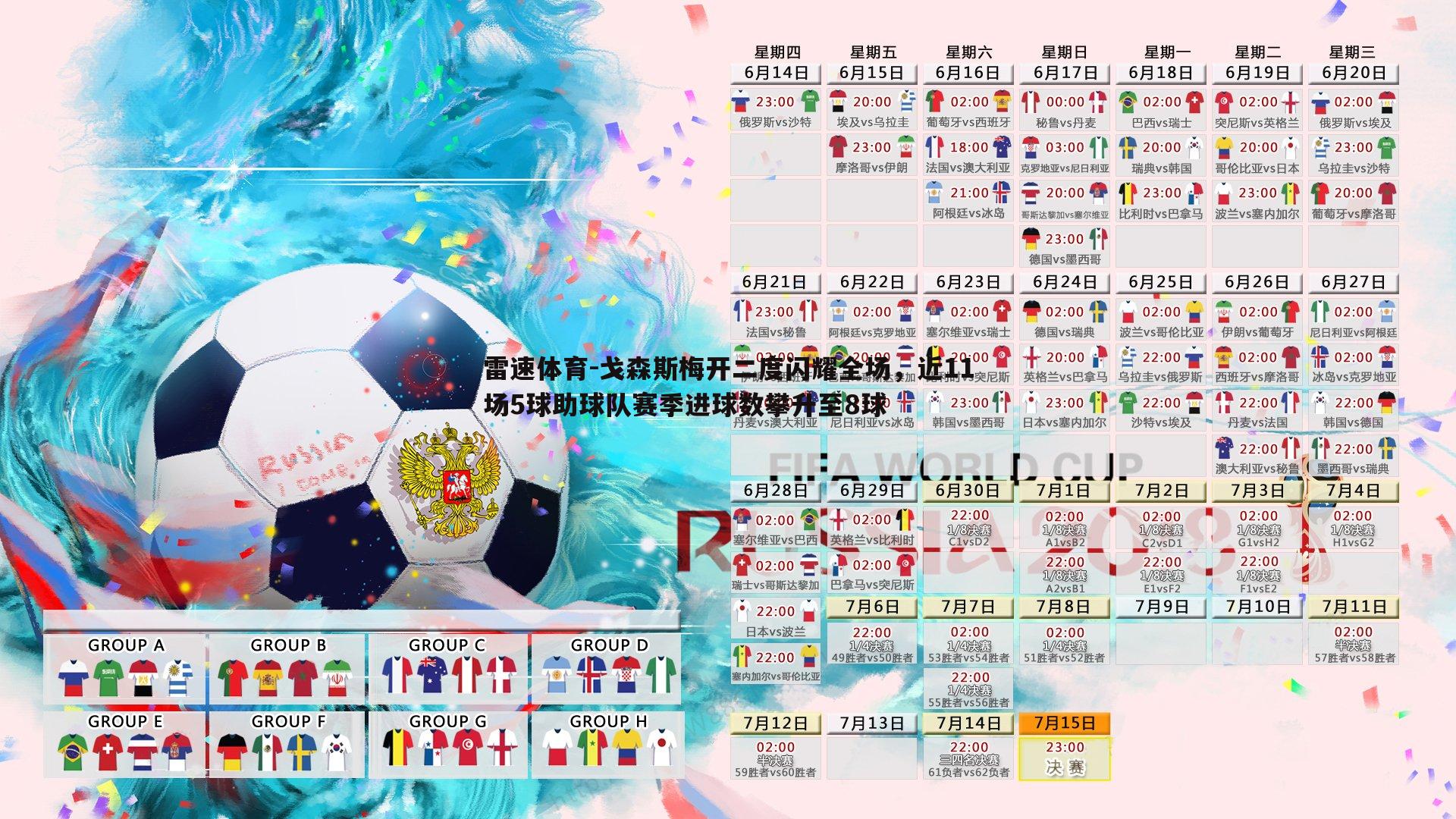 戈森斯梅开二度闪耀全场，近11场5球助球队赛季进球数攀升至8球